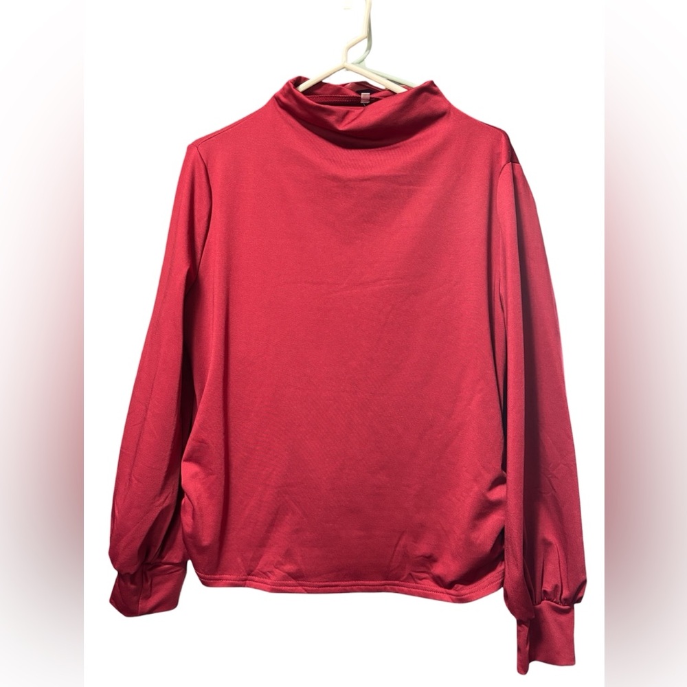 AMAZON Long-sleeved Mock-neck Top - Picture 2 of 2